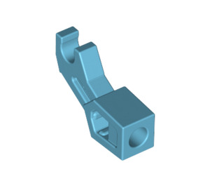 LEGO Medium azuurblauw Mechanisch Arm met dikke ondersteuning (49753 / 76116)