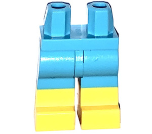 LEGO Medium Azure Minifigure Hips and Legs with Yellow Boots (21019 / 79690)