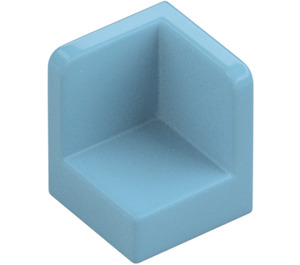 LEGO Medium Azure Panel 1 x 1 Corner with Rounded Corners (6231)