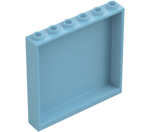 LEGO Středně azurová Panel 1 x 6 x 5 (35286 / 59349)