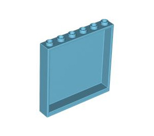 LEGO Mittleres Azure Panel 1 x 6 x 5 (35286 / 59349)