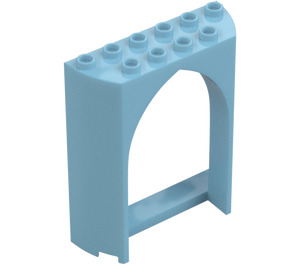 LEGO Medium Azure Panel 2 x 6 x 6.5 with Arch (35565)