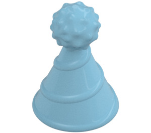 LEGO Azure Moyen Party Chapeau avec Petit Épingle (24131)