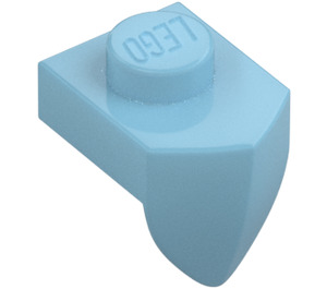 LEGO Medium Azure Plate 1 x 1 with Downwards Tooth (15070)