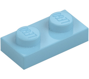 LEGO Medium Azure Plate 1 x 2 (3023 / 28653)