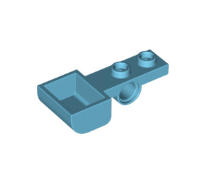 LEGO Medium Azure Plate 1 x 2 with Hole and Bucket (88289)