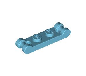 LEGO Medium Azure Plate 1 x 2 with Two End Bar Handles (18649)
