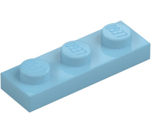 LEGO Mittleres Azure Platte 1 x 3 (3623)