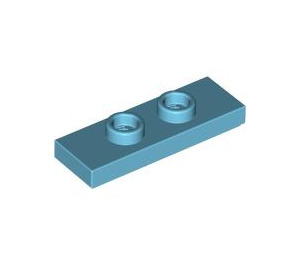 LEGO Medium Azure Plate 1 x 3 with 2 Studs (34103)