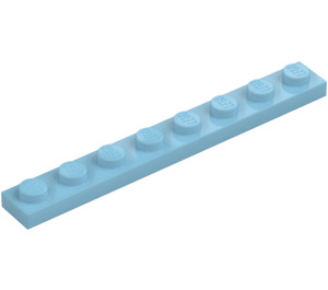 LEGO Medium Azure Platta 1 x 8 (3460)