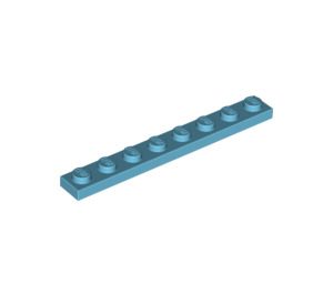 LEGO Medium Azure Plate 1 x 8 (3460)