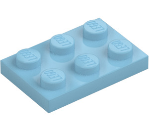 LEGO Středně azurová Deska 2 x 3 (3021)