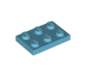 LEGO Medium Azure Plate 2 x 3 (3021)