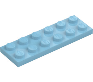 LEGO Mittleres Azure Platte 2 x 6 (3795)