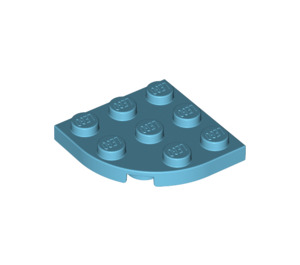 LEGO Medium Azure Plate 3 x 3 Round Corner (30357)