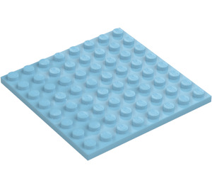 LEGO Mittleres Azure Platte 8 x 8 (41539 / 42534)