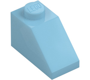 LEGO Medium Azure Backe 1 x 2 (45°) (3040 / 6270)