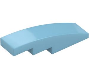 LEGO Medium Azure Slope 1 x 4 Curved (11153 / 61678)