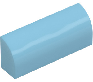 LEGO Medium Azure Slope 1 x 4 Curved (6191 / 10314)