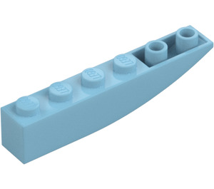 LEGO Azzurro medio Pendenza 1 x 6 Curvo Invertito (41763 / 42023)