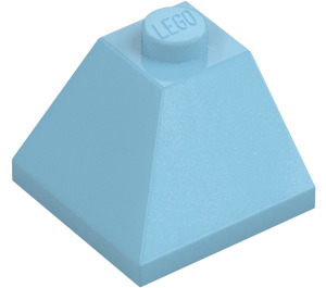 LEGO Medium Azure Slope 2 x 2 (45°) Corner (3045)