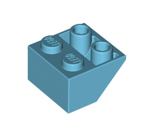 LEGO Azure moyen Pente 2 x 2 (45°) Inversé avec entretoise plate en dessous (3660)