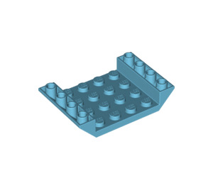 LEGO Medium Azure Slope 4 x 6 (45°) Double Inverted with Open Center without Holes (30283 / 60219)
