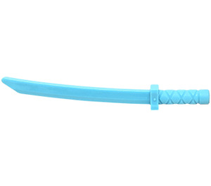 LEGO Azure Moyen Épée avec garde carrée (Shamshir) (30173)