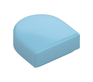 LEGO Medium Azure Tile 1 x 1 Half Oval (24246 / 35399)