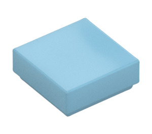 LEGO Medium Azure Tile 1 x 1 with Groove (3070 / 30039)