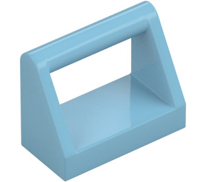 LEGO Medium Azure Tile 1 x 2 with Handle (2432)