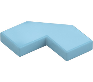 LEGO Medium Azure Tile 2 x 2 Corner with Cutouts (27263)