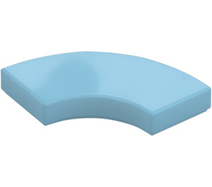 LEGO Medium Azure Tile 2 x 2 Curved Corner (27925)