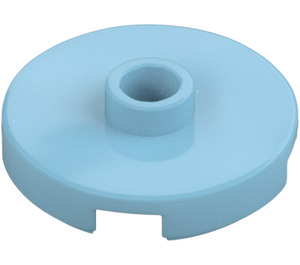 LEGO Medium Azure Tile 2 x 2 Round with Stud (18674)