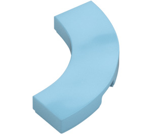 LEGO Medium Azure Tile 3 x 3 Curved Corner (79393)