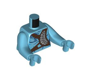 LEGO Mittleres Azure Tonowari Minifig Torso (973 / 99114)