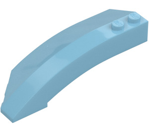 LEGO Medium Azure Wedge Curved 3 x 8 x 2 Right (41749 / 42019)