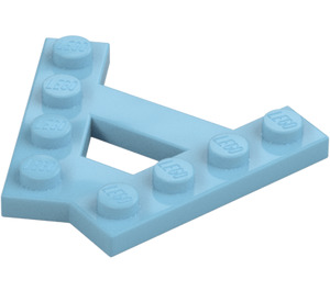 LEGO Medium azuurblauw Wig Plaat 1 x 4 A-Kader (45°) (15706)