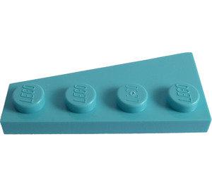 LEGO Medium Azure Wedge Plate 2 x 4 Wing Right (41769)