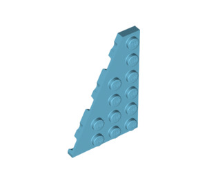 LEGO Medium azuurblauw Wig Plaat 4 x 6 Vleugel Links (48208)