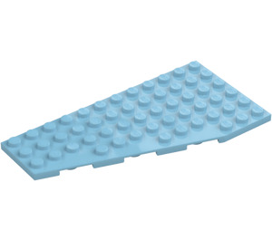 LEGO Azzurro medio Cuneo Piastra 6 x 12 Ala Sinistra (3632 / 30355)