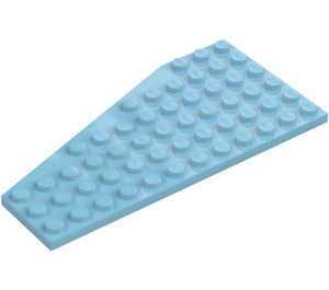 LEGO Medium asurblå Kile Plate 6 x 12 Vinge Høyre (30356)