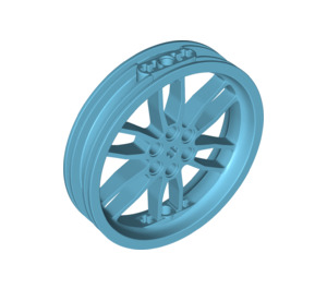 LEGO Medium Azure Wheel Rim Ø75 x 17 (52051 / 88517)