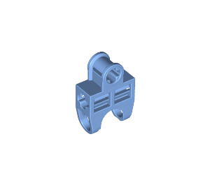 LEGO Medium Blue Ball Connector with Perpendicular Axleholes and Vents and Side Slots (32174)