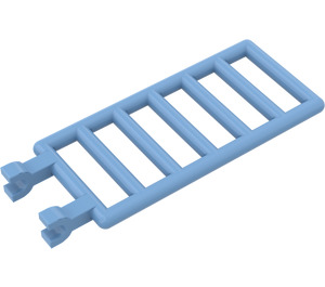 LEGO Medium Blue Bar 7 x 3 with Double Clips (5630 / 6020)