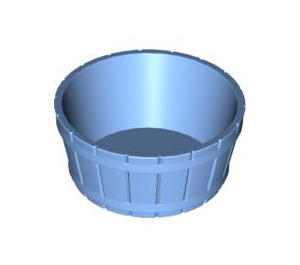 레고 미디엄 블루 통 4.5 x 4.5 차축 구멍 없음 (4424)