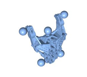 레고 미디엄 블루 Bionicle 몸통 2 x 9 x 2 ~와 함께 공 Joints (60895)