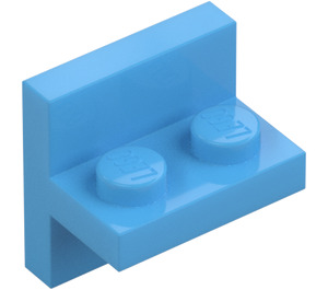 LEGO Medium Blue Bracket 1 x 2 with Vertical Tile 2 x 2 (41682)