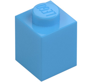 LEGO Mittelblau Stein 1 x 1 (3005 / 30071)