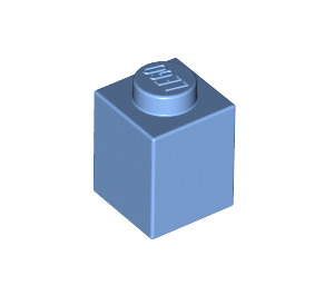 LEGO Medium Blue Brick 1 x 1 (3005 / 30071)